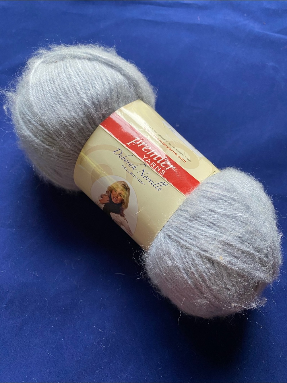 Premier Deborah Norville Mohair-Blend Yarn - Premier Yarns Silver Fog